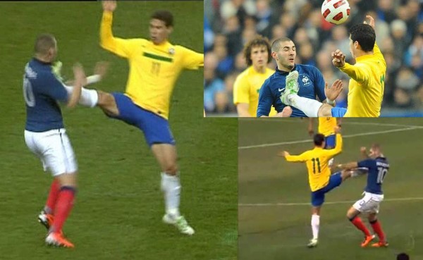 FOTOS: Las mejores 'barridas al pecho' del fútbol