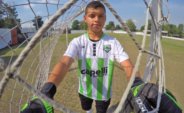 El portero hondureño Sub-15 que desea seguir los pasos de De Gea