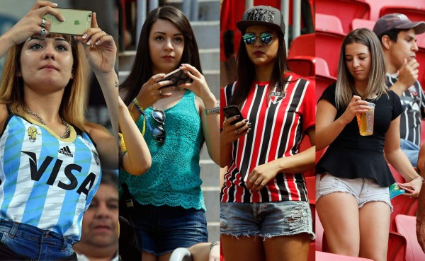 BELLEZAS: Las mujeres que engalanaron el Honduras-Argentina de Rio-2016