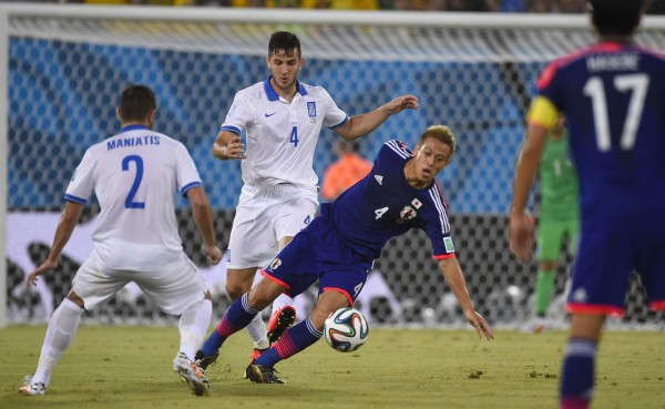 Japón y Grecia se hicieron daño con un empate en Natal