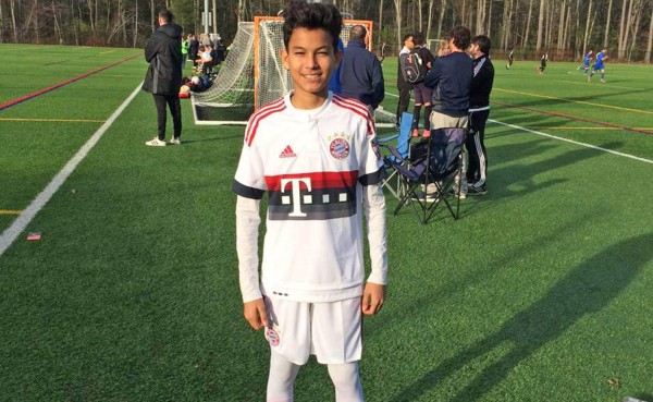 Futbolista hondureño se forma en la escuela del Bayern Munich