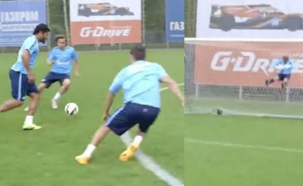 VIDEO: Hulk hace volar a un portero con un impresionante bombazo