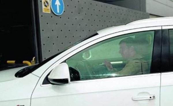 En su día libre Messi acudió al entrenamiento del Barcelona