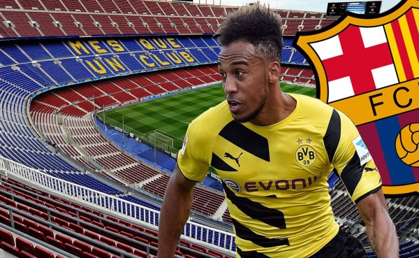 El delantero gabonés, Pierre Aubameyang, es deseado por el Barcelona