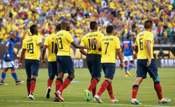 Ecuador clasifica a cuartos en Copa América tras golear a Haití