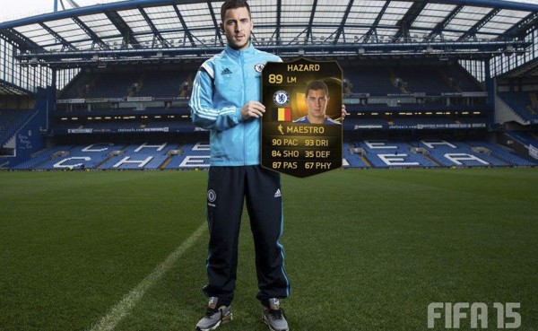 Hazard, Bravo y Pastore en el equipo de la semana de FIFA 15