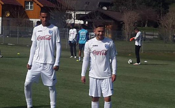 Bajo el frío y nieve, selección Sub-20 de Honduras entrena en Austria
