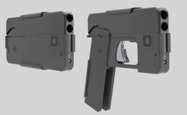 Inventan una pistola que a primera vista parece smartphone