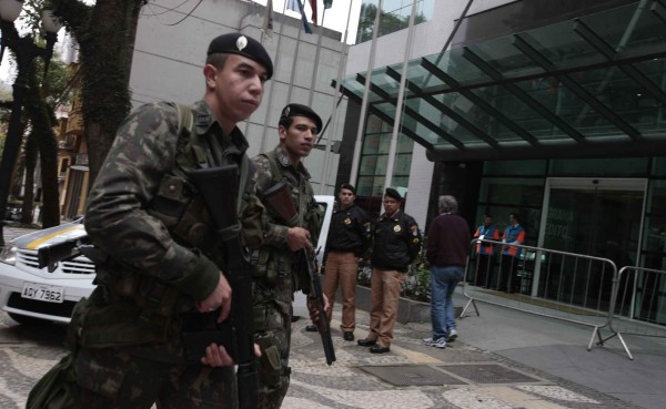 El búnker de Honduras en la ciudad de Curitiba