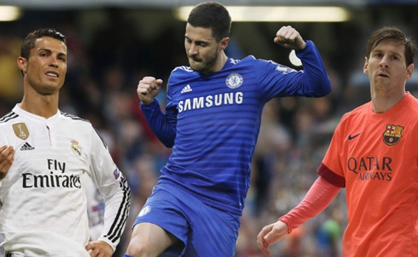 Messi y Hazard son más valiosos que Cristiano Ronaldo