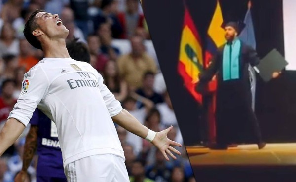 VIDEO: Estudiante celebra la obtención de su título al estilo de Cristiano Ronaldo
