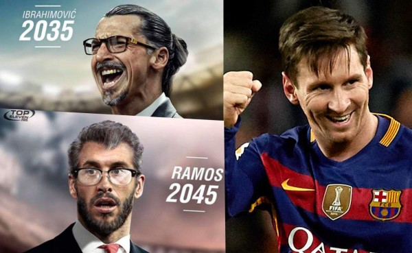 Así lucirían en un futuro y como entrenadores los crack de hoy día