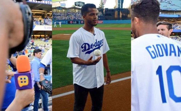 VIDEO: Giovani dos Santos y su mal lanzamiento en el béisbol