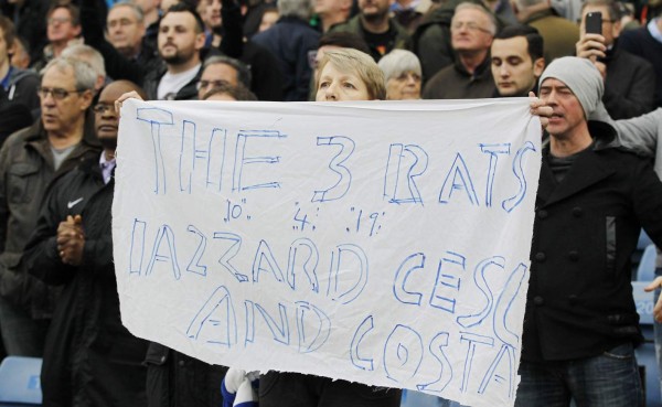 Hazard, Cesc Fábregas y Diego Costa, las 'ratas' del Chelsea