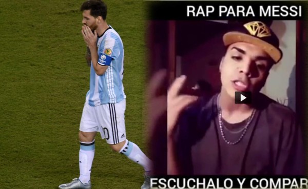 Video: Un rap especial para que Messi no se vaya de la selección de Argentina