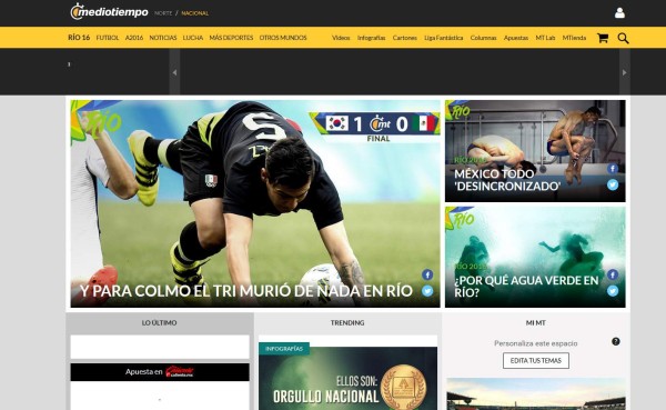 La prensa mexicana destroza a la selección olímpica por fracaso en Rio-2016