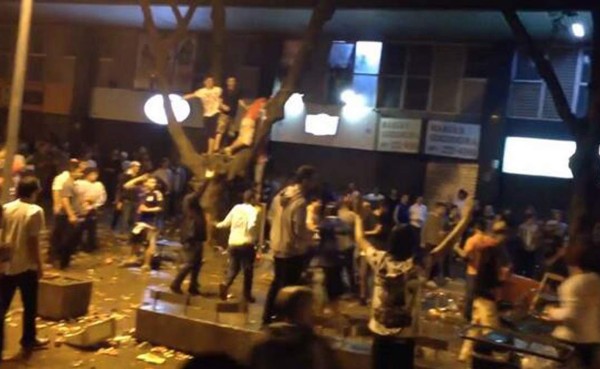 Riña entre argentinos y brasileños en Belo Horizonte