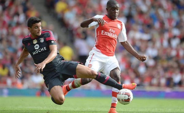 Joel Campbell se apuntó en el festejo del Arsenal