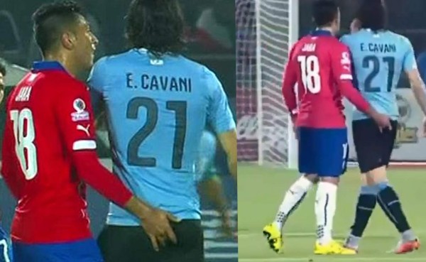 Gonzalo Jara no se arrepiente de episodio con Cavani en Copa América