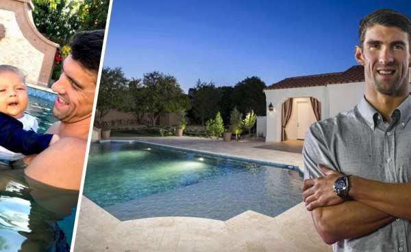 Fotos: La impresionante mansión que estrena Michael Phelps tras los Juegos Olímpicos