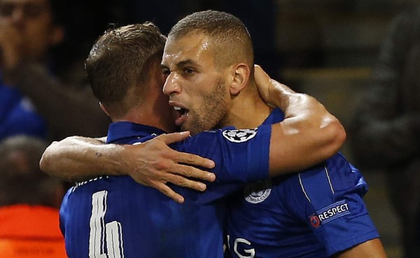 Slimani mantiene vivo el sueño del Leicester City en la Champions League