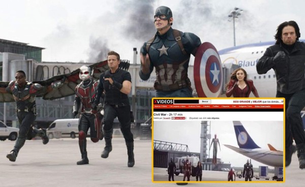 Publican la película Civil War en página web para adultos