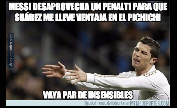 El penal de Messi genera divertidos Memes en el Barcelona-Celta