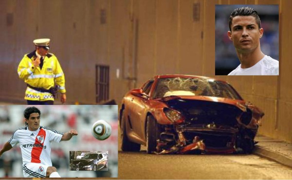 Los grandes jugadores del mundo que destrozaron sus autos de lujo