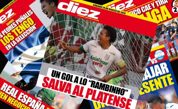 Las portadas digitales de DIEZ para hoy sábado 19 de marzo