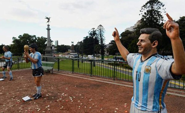 Messi ya tiene su estatua en Argentina