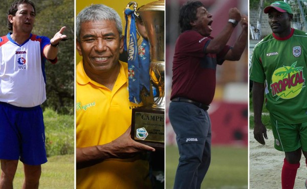 Un repaso a los últimos diez técnicos hondureños campeones en la Liga