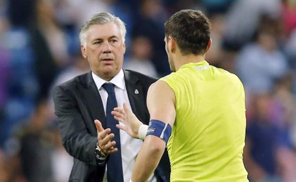 Carlo Ancelotti a Iker Casillas: 'Buena suerte, capitán'