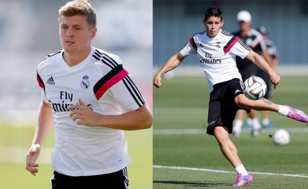 Navas, James y Kroos ya entrenan con el Real Madrid