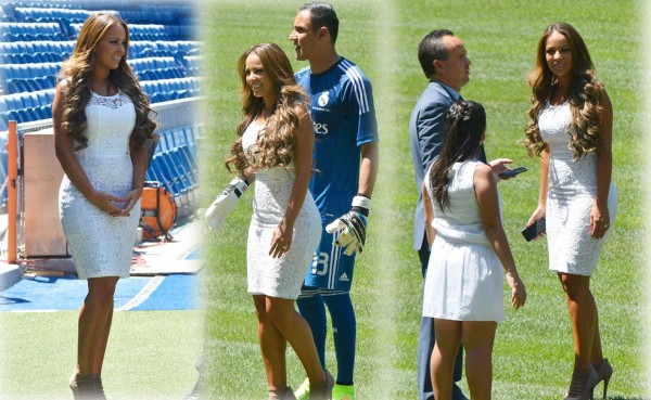 Andrea Salas, esposa de Keylor, rechazó posar para revista