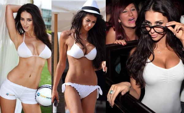 Georgia Salpa, la modelo griega que goza del fútbol y la velocidad