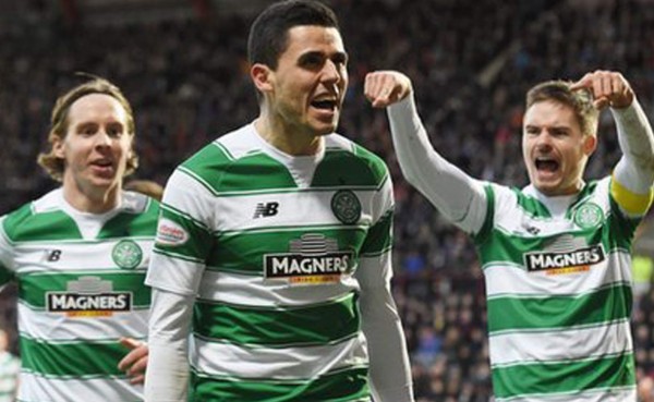 Celtic empató ante el Hearts con Emilio Izaguirre de suplente