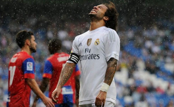 Marcelo es baja tres semanas por lesión en el Real Madrid