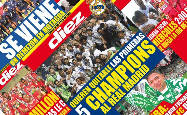 Las portadas digitales de DIEZ para hoy lunes 16 de mayo