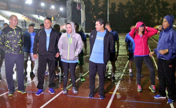 Presidente de la República inauguró la nueva pista de Tartán en la Villa Olímpica