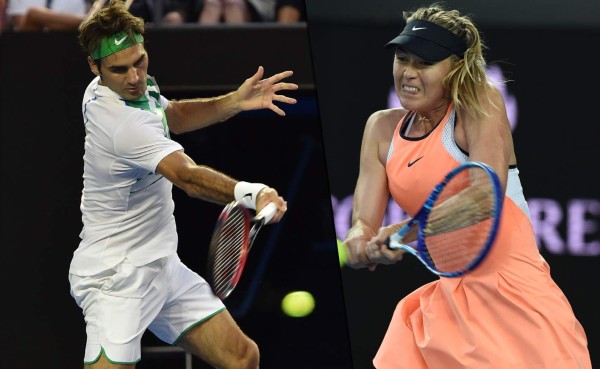 Federer y Sharapova también ganan con autoridad en su debut en Melbourne