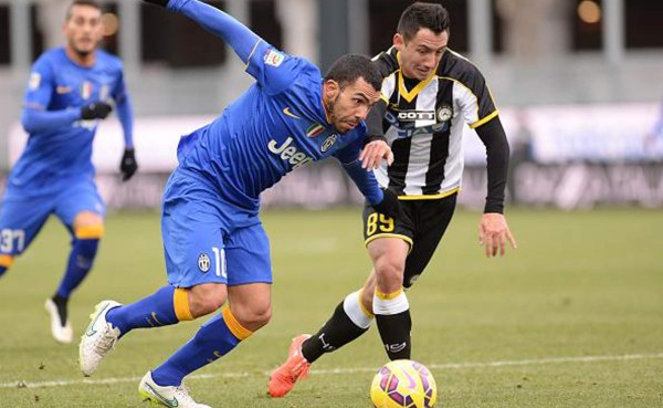 Juventus empató con Udinese y mantiene la ventaja como líder