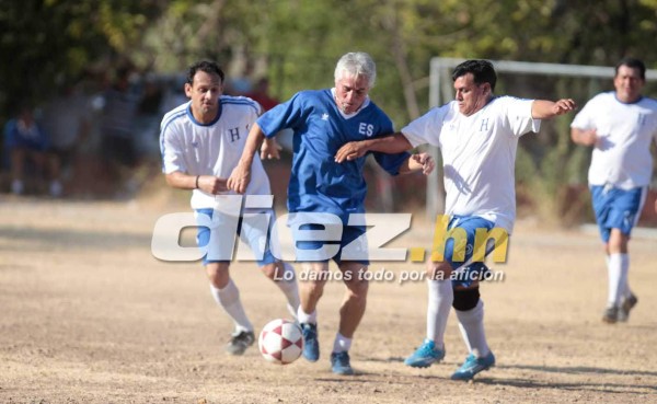 Así fue el partido entre leyendas entre Honduras y El Salvador en Alianza, Valle