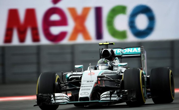 Nico Rosberg fue el más rápido en las segundas pruebas libres del GP de México