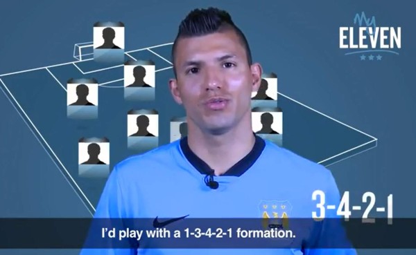 VIDEO: Kun Agüero 'olvida' a Cristiano en su equipo ideal