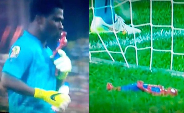 VIDEO: Portero de Ghana usa a 'Spiderman' como amuleto