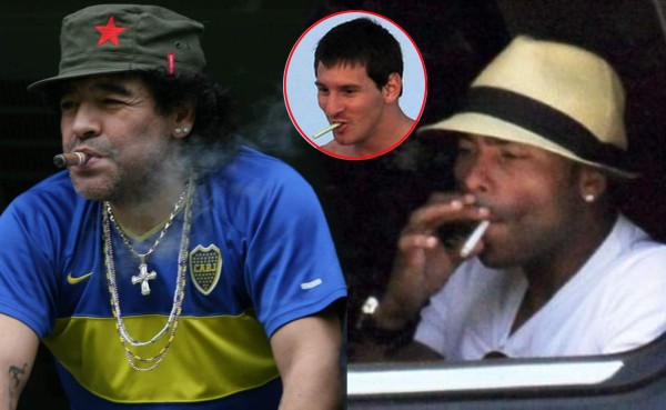 FOTOS: Los futbolistas que han sido sorprendidos fumando