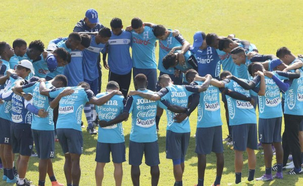 Imágenes: El entreno matutino de Honduras del domingo en el estadio Olímpico