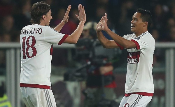Milan empata en campo del Torino con gol de Bacca