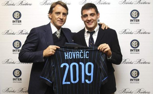 Croata Kovacic renueva hasta 2019 con el Inter de Milán
