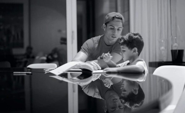 El emotivo mensaje de Cristiano Ronaldo con su hijo